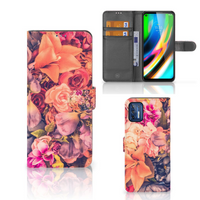 Motorola Moto G9 Plus Hoesje Bosje Bloemen - thumbnail