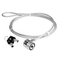 LogiLink Notebook diefstalbeveiliging met slot zilver