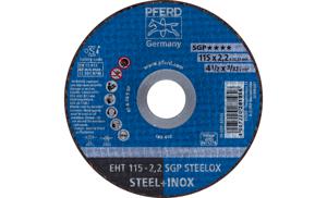 PFERD EHT 115-2,2 SGP STEELOX 61330422 Doorslijpschijf recht 115 mm 25 stuk(s) RVS, Staal