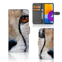 Samsung Galaxy M52 Telefoonhoesje met Pasjes Cheetah