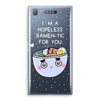 I'm A Hopeless Ramen-Tic For You: Sony Xperia XZ1 Transparant Hoesje - thumbnail