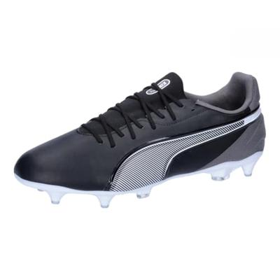 PUMA Unisex King Match Mxsg voetbalschoen, Puma Zwart PUMA Wit Cool Donkergrijs, 43 EU