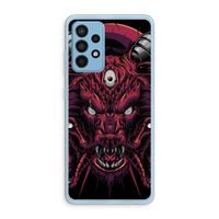 Hell Hound and Serpents: Samsung Galaxy A52 Transparant Hoesje - thumbnail