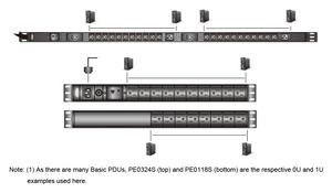 ATEN PE0216SG 0U 16A 16-poorts Basic PDU met overspanningsbeveiliging