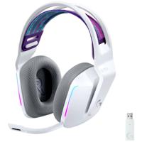 Logitech Gaming G733 LIGHTSPEED On Ear headset Gamen Radiografisch 7.1 Surround Wit Volumeregeling - thumbnail