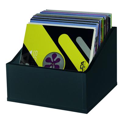 Glorious Record Box Advanced 110 platenbak voor vinyl zwart Glorious Record Box Advanced 110 platenbak voor vinyl zwart