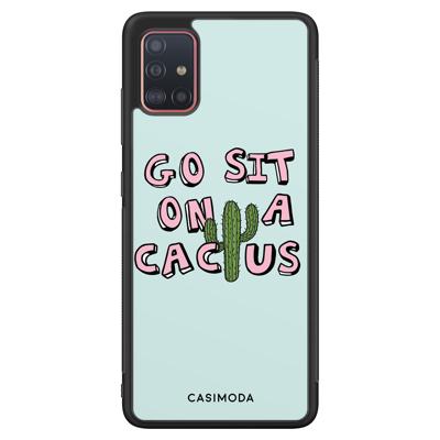 Samsung Galaxy A71 hoesje - Go sit on a cactus