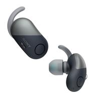 Sony WFSP700NB hoofdtelefoon/headset oorhaak, In-ear Zwart Bluetooth