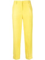 P.A.R.O.S.H. pantalon de tailleur à coupe courte - Jaune