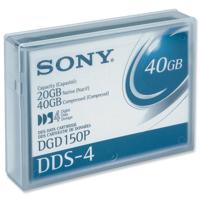 Sony 4mm Data Cartridge 20/40Gb DDS-4 150m DGD-150N