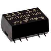 Mean Well DETN01M-12N DC/DC-converter, SMD 42 mA 1 W Aantal uitgangen: 2 x Inhoud 1 stuk(s)