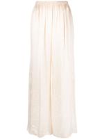 Forte Forte Geruite palazzo broek - Beige