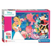 Clementoni Legpuzzel Alice in Wonderland, 104st. - thumbnail