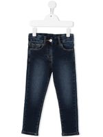 Chiara Ferragni Kids jean à coupe droite - Bleu