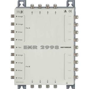 Kathrein EXR 2998 Satelliet multiswitch cascade Ingangen (satelliet): 9 (8 satelliet / 1 terrestrisch) Aantal gebruikers: 8