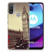 Motorola Moto E20 | E40 Siliconen Back Cover Londen - thumbnail