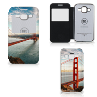 Samsung Galaxy Core Prime Flip Cover Golden Gate Bridge