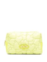 Love Moschino sac matelassé à plaque logo - Jaune