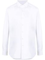 Xacus long-sleeve button-up shirt - WHITE