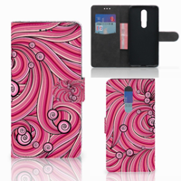 Nokia 3.1 Plus Hoesje Swirl Pink