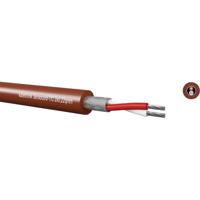 Kabeltronik 244C42200-1 Sensorkabel Sensocord® 4 x 0.22 mm² Rood, Bruin per meter - thumbnail