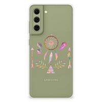 Samsung Galaxy S21FE Telefoonhoesje met Naam Boho Dreamcatcher - thumbnail