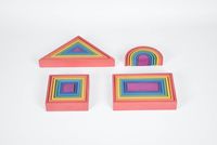 Houten regenboog architect Set van TickiT