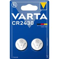 Varta Lithium-Knoopcelbatterij CR2430 | 3 V DC | 290 mAh | 2 stuks | Zilver | 1 stuks - 6430101402 6430101402