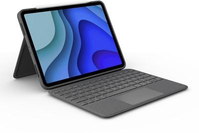 Folio Touch iPad Pro 11-inch - Toetsenbord en foliobehuizing - Apple Smart Connector - Qwerty UK - Grijs Folio Touch iPad Pro 11-inch - Toetsenbord en foliobehuizing - Apple Smart Connector - Qwerty UK - Grijs