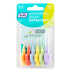 TePe Interdentale Ragers Extra Soft - Mix - 6 stuks