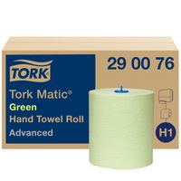 Handdoekrol Tork Matic H1 Advanced 2-laags 150m groen 290076