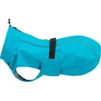 TRIXIE Waterdichte Vimy regenjas voor honden, XL, 80 cm, turquoise