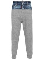 DSQUARED2 pantalon fuselé Relax Dan à design patchwork - Gris