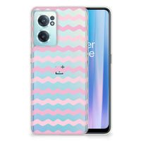 OnePlus Nord CE 2 5G TPU bumper Waves Roze