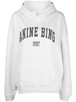 ANINE BING sweat Harvey à logo imprimé - Gris