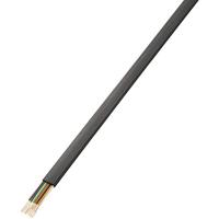 TRU Components 1572268 Telefonkabel 10 x 0.08mm² black 50m