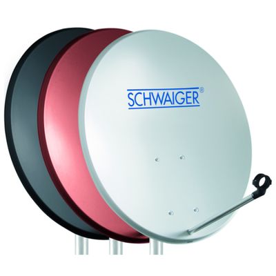Schwaiger SPI550.2 Satellietschotel 60 cm Reflectormateriaal: Staal Steenrood