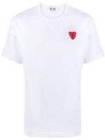 Comme Des Garçons Play t-shirt à logo imprimé - Blanc - thumbnail