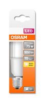 OSRAM 4058075428461 LED-lamp Energielabel E (A - G) E27 Ballon 9 W = 75 W Warmwit (Ø x l) 36 mm x 116 mm 1 stuk(s) - thumbnail