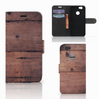 Huawei Nova Book Style Case Old Wood