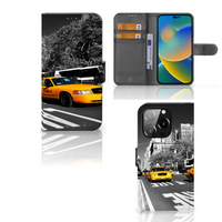 iPhone 14 Pro Flip Cover New York Taxi