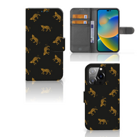 Telefoonhoesje met Pasjes voor iPhone 14 Pro Leopards