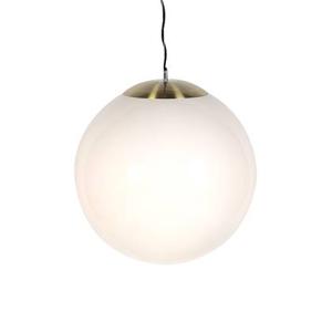 QAZQA Scandinavische hanglamp opaal glas 50 cm - Ball 50