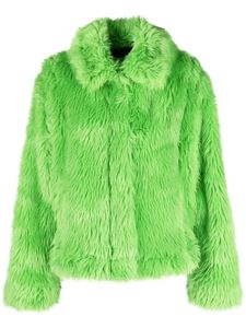 MSGM veste en fourrure artificielle - Vert