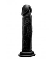 Realistic Cock - 8" - Black