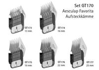 Aesculap Favorita opzetkammen set GT170 5-delig