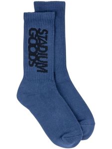 STADIUM GOODS® chaussettes à logo imprimé - Bleu