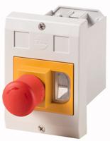 Eaton E-PKZ01-PVT Lege behuizing Inbouw, Met NOT-AUS schakelaar (l x b x h) 129 x 90 x 176 mm Grijs, Rood, Geel 1 stuk(s)