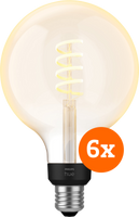 Philips Hue Filament White Ambiance Globe XL 6-pack - thumbnail