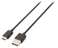 Valueline VLCP60600B10 Usb 2.0 Kabel Usb-c Male - A Male 1.00 M Zwart - thumbnail